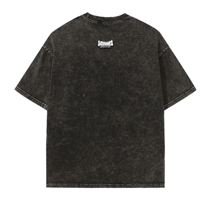 Switch Front - Edge Frayed Vintage Washed Tee