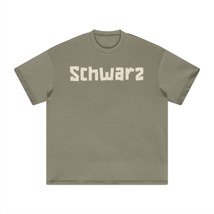 Schwarz Kuratiert Paper Letter-Heavyweight Earth Tone FOG Tee