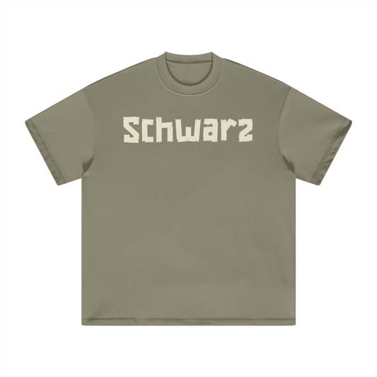 Schwarz Kuratiert Paper Letter-Heavyweight Earth Tone FOG Tee