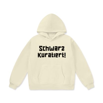 Schwarz Kuratiert/Switch - BackOversize Heavyweight Fleece Hoodie
