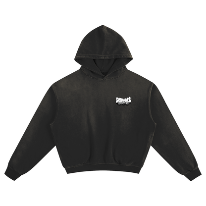 CrashOut-Sunfaded Boxy Hoodie