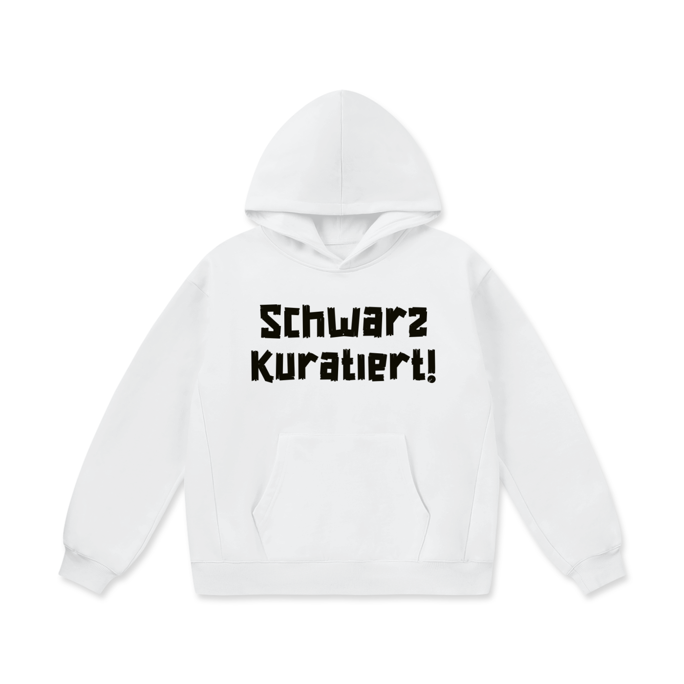 Schwarz Kuratiert/Switch - BackOversize Heavyweight Fleece Hoodie
