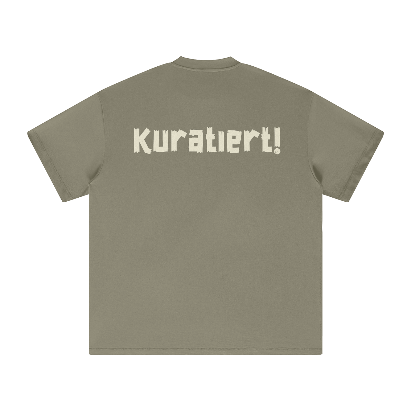 Schwarz Kuratiert Paper Letter-Heavyweight Earth Tone FOG Tee